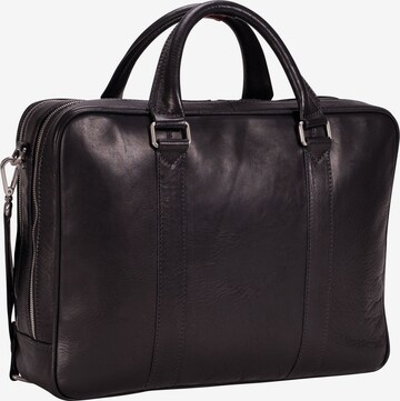 LEONHARD HEYDEN Laptoptasche 'Bergamo' in Schwarz