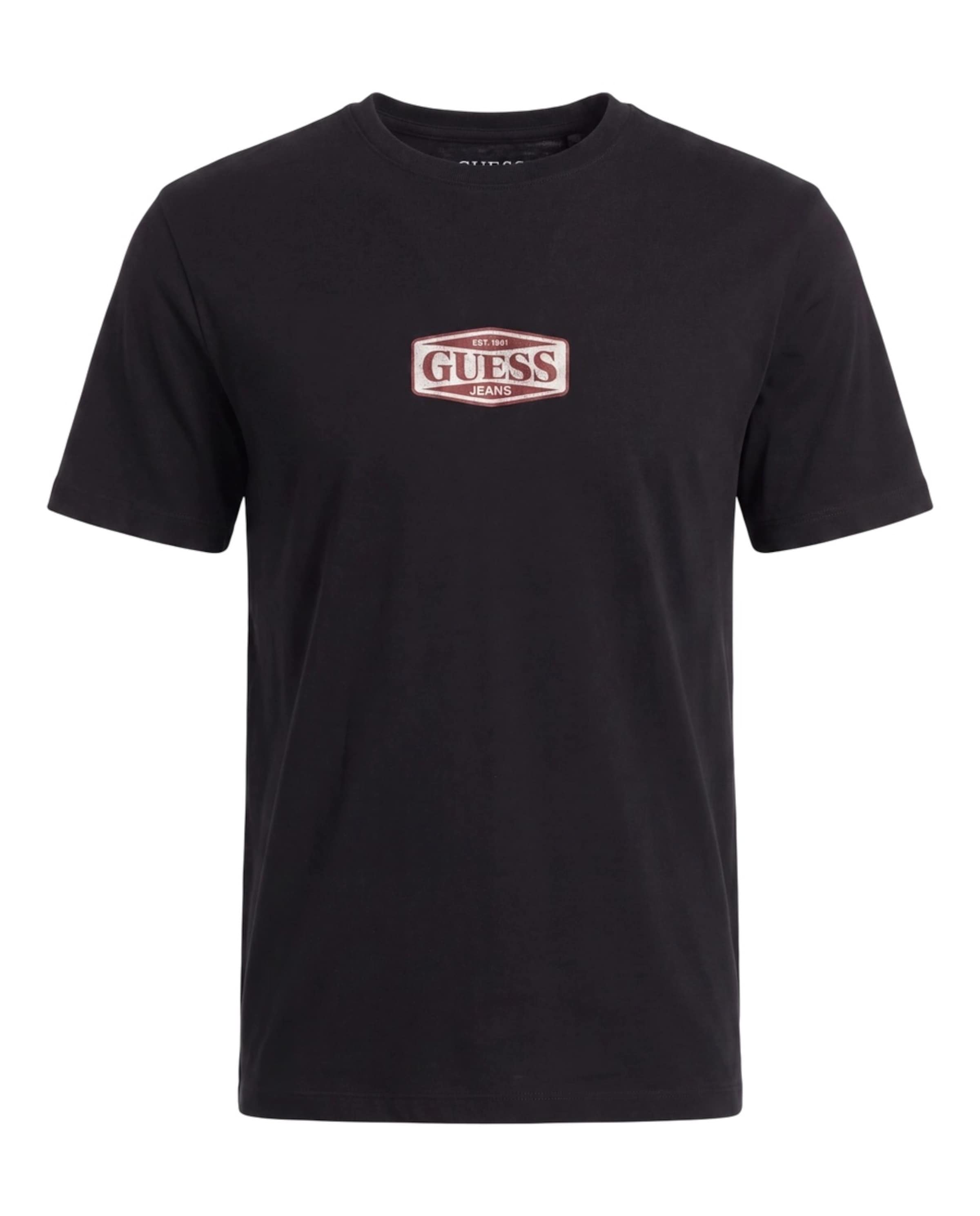 GUESS JEANS Shirt in Black: front