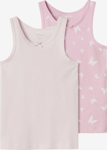 rožinė NAME IT Apatiniai marškinėliai: priekis