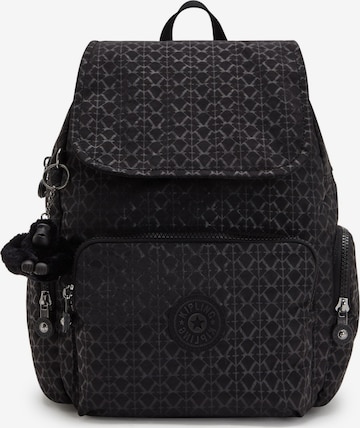 KIPLING Hátizsák 'City S' - fekete: elől