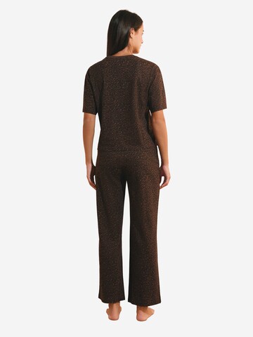 ETAM Pyjama 'Joel Spe' in Braun