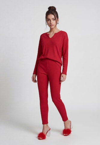 faina - Slimfit Leggings en rojo