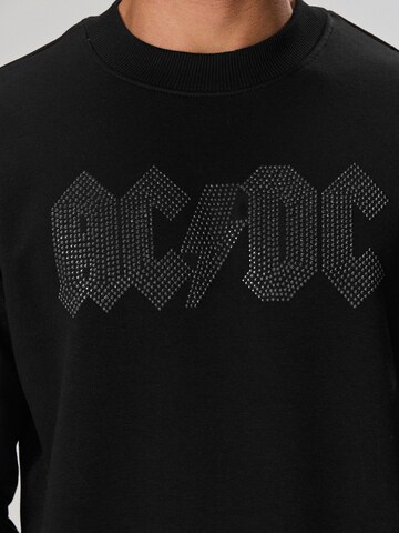 Next Sweatshirt 'ACDC' in Black
