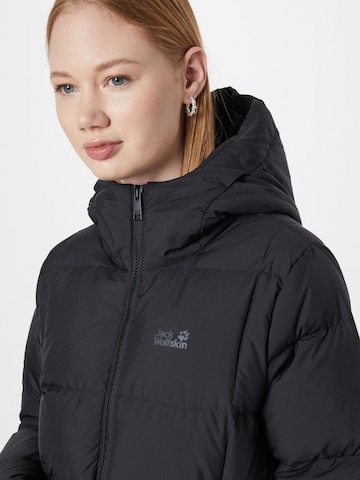 JACK WOLFSKIN Outdoormantel 'Frozen Lake' in Schwarz