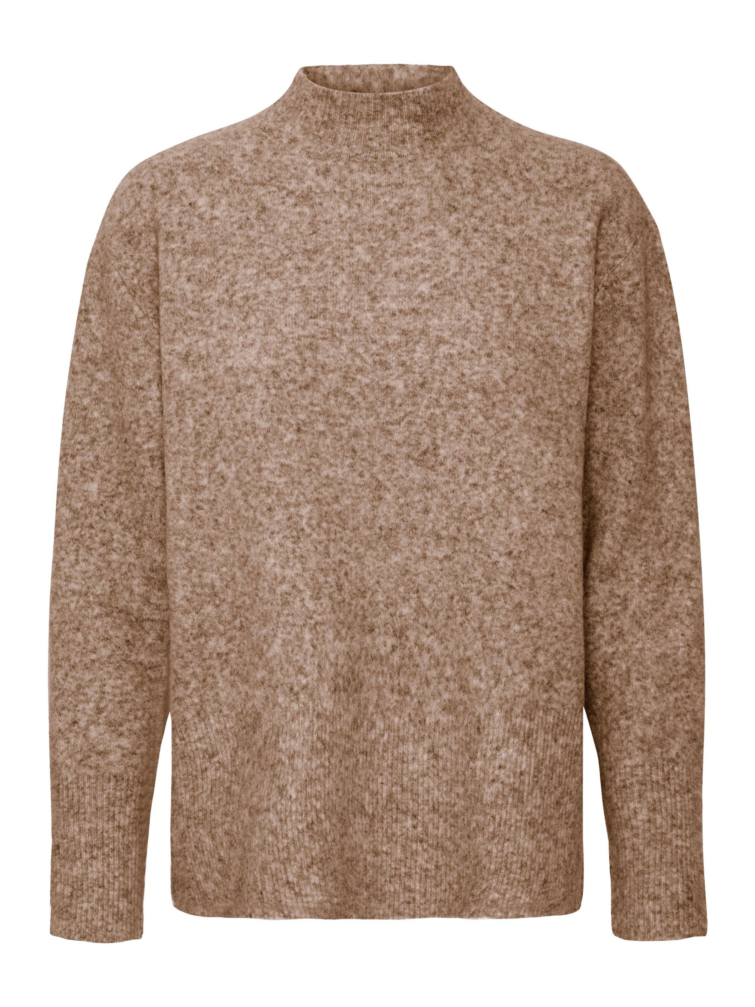 Pullover 'Astra' di PULZ Jeans in marrone: frontale