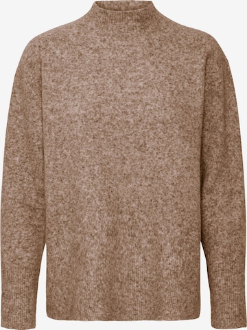 Pull-over 'Astra' PULZ Jeans en marron : devant