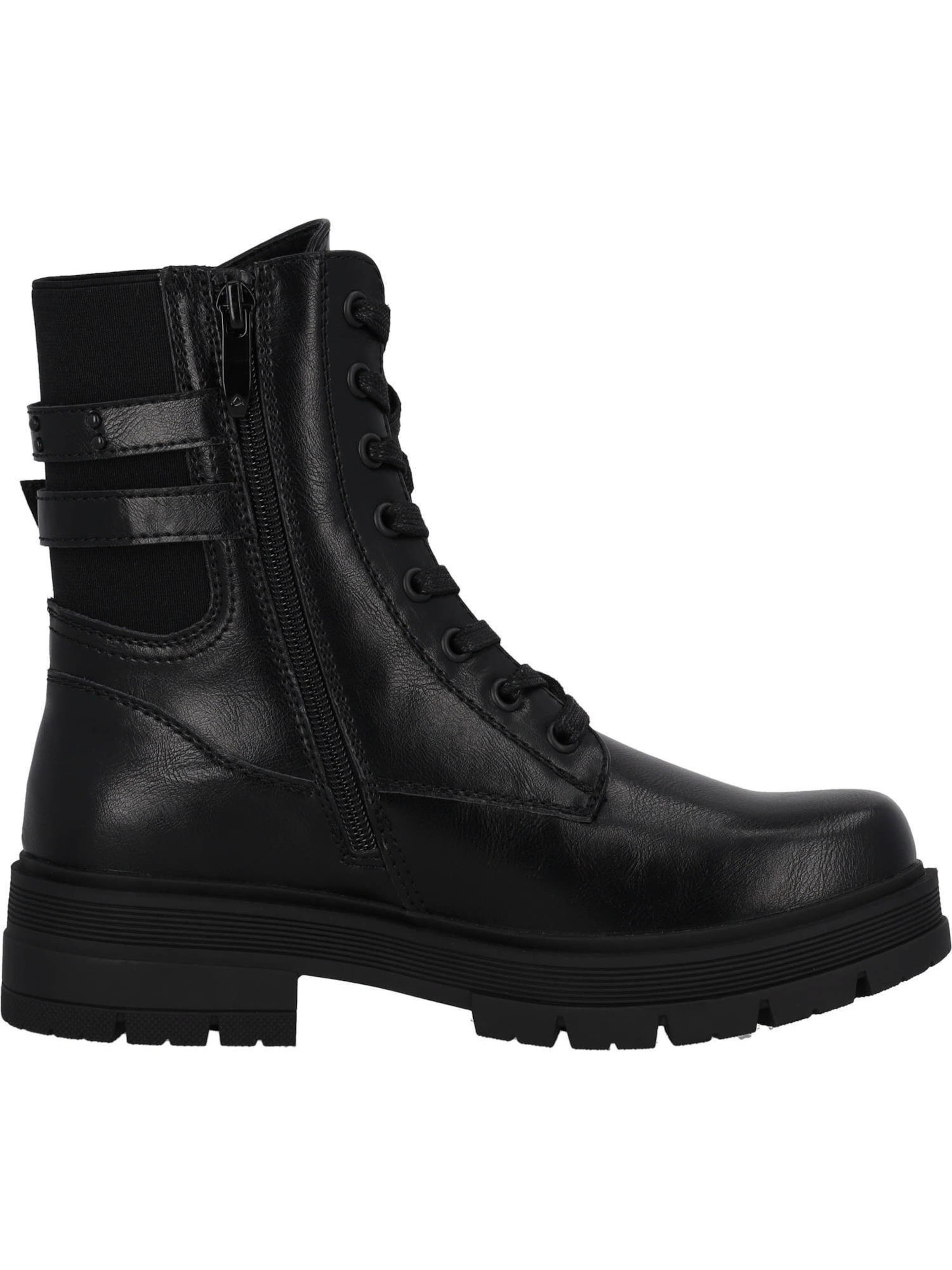 Palado Сапоги на шнуровке 'Syllia' в Черный