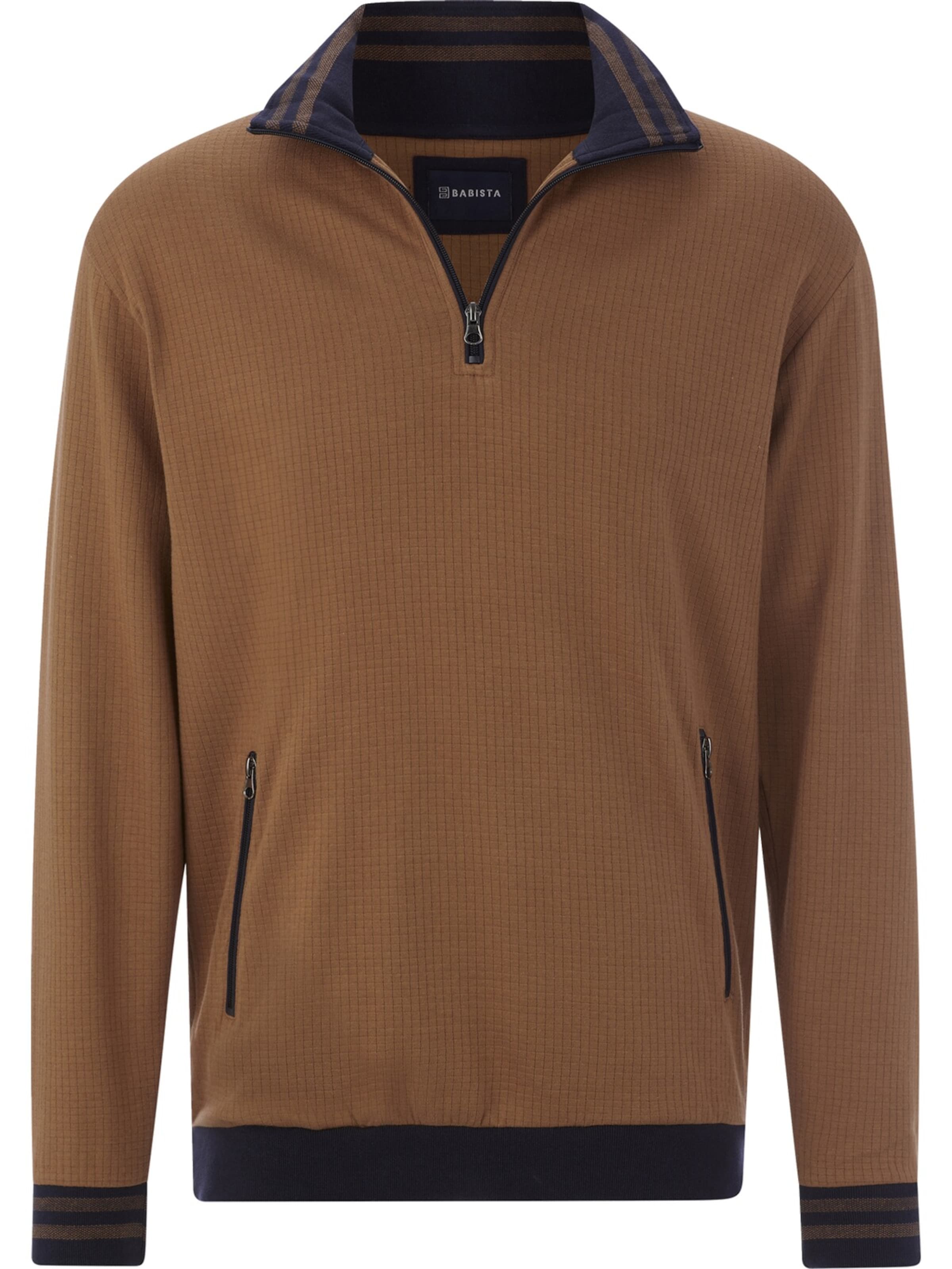 BABISTA Sweatshirt 'Idron' in Braun: Vorderseite