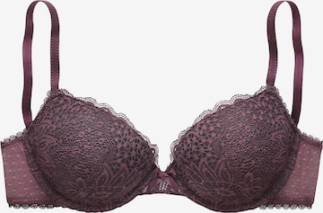 VIVANCE Push-up Bra in Purple: front