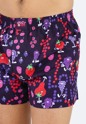 Lousy Livin Boxer shorts 'Cherry & Berry' in Purple