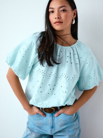 Next Блуза в синьо: отпред