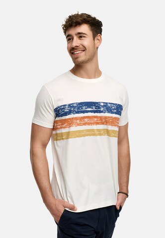 INDICODE JEANS Shirt 'Asbjorn' in Wit