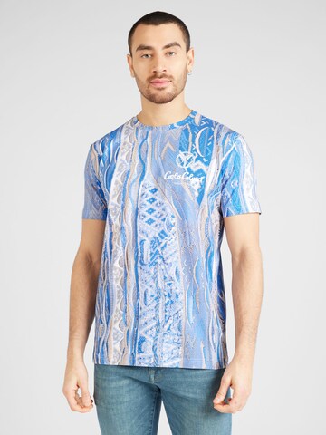 Carlo Colucci Shirt in Blauw: voorkant