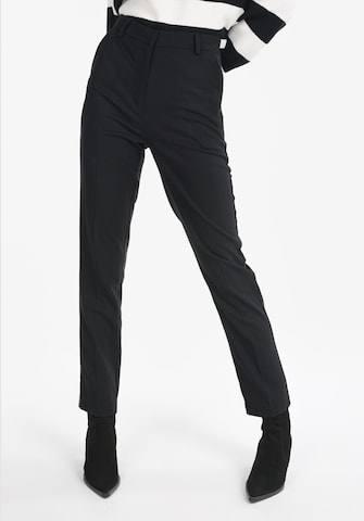 Colin's Slimfit Pantalon in Zwart: voorkant