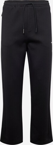 BOSS Regular Pants 'Hadim 1' in Black: front