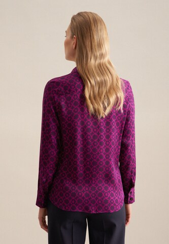 SEIDENSTICKER Blouse ' Schwarze Rose ' in Lila