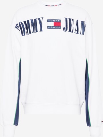 Tommy Jeans Sweatshirt in Wit: voorkant