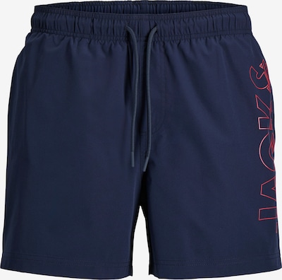 JACK & JONES Kupaće hlače 'JPSTMaui' veličine L u mornarsko plava / crvena, Pregled proizvoda