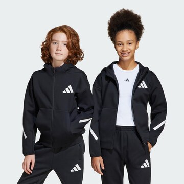 ADIDAS SPORTSWEAR Sportief sweatvest 'Z.N.E.' in Zwart: voorkant