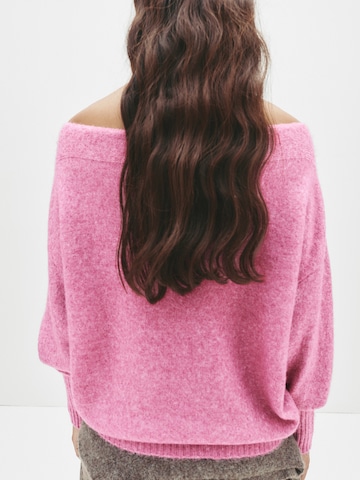 Pull&Bear Pulóver - rózsaszín
