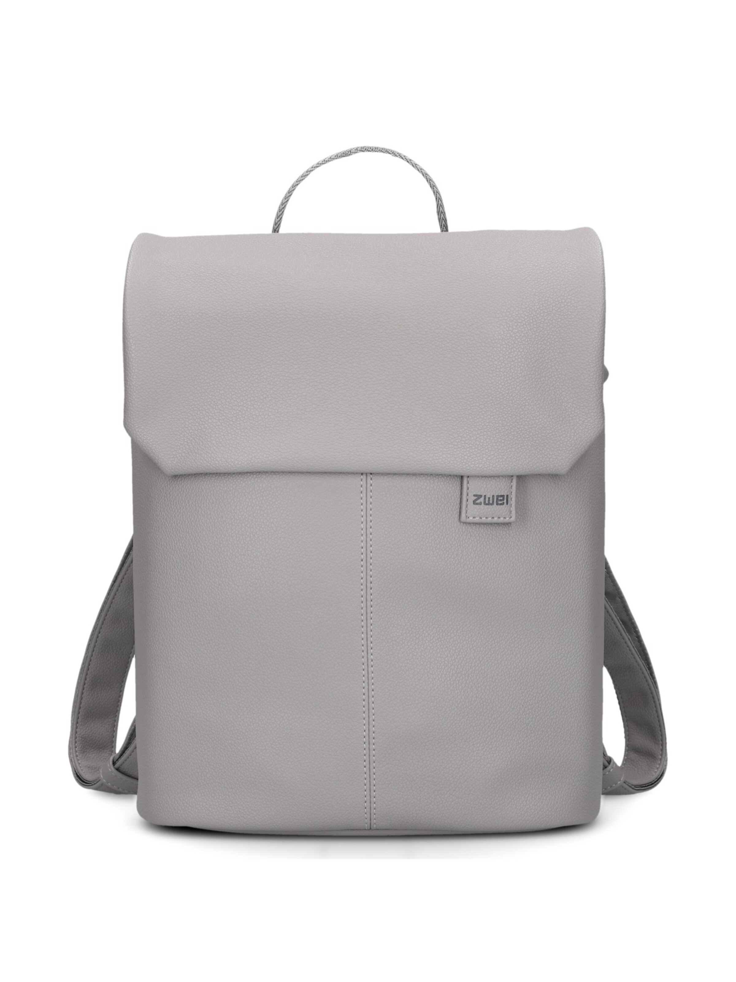ZWEI Backpack 'MADEMOISELLE' in Grey: front