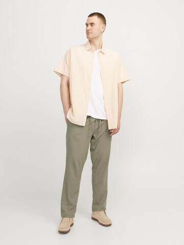 Jack & Jones Plus Tapered Trousers in Green