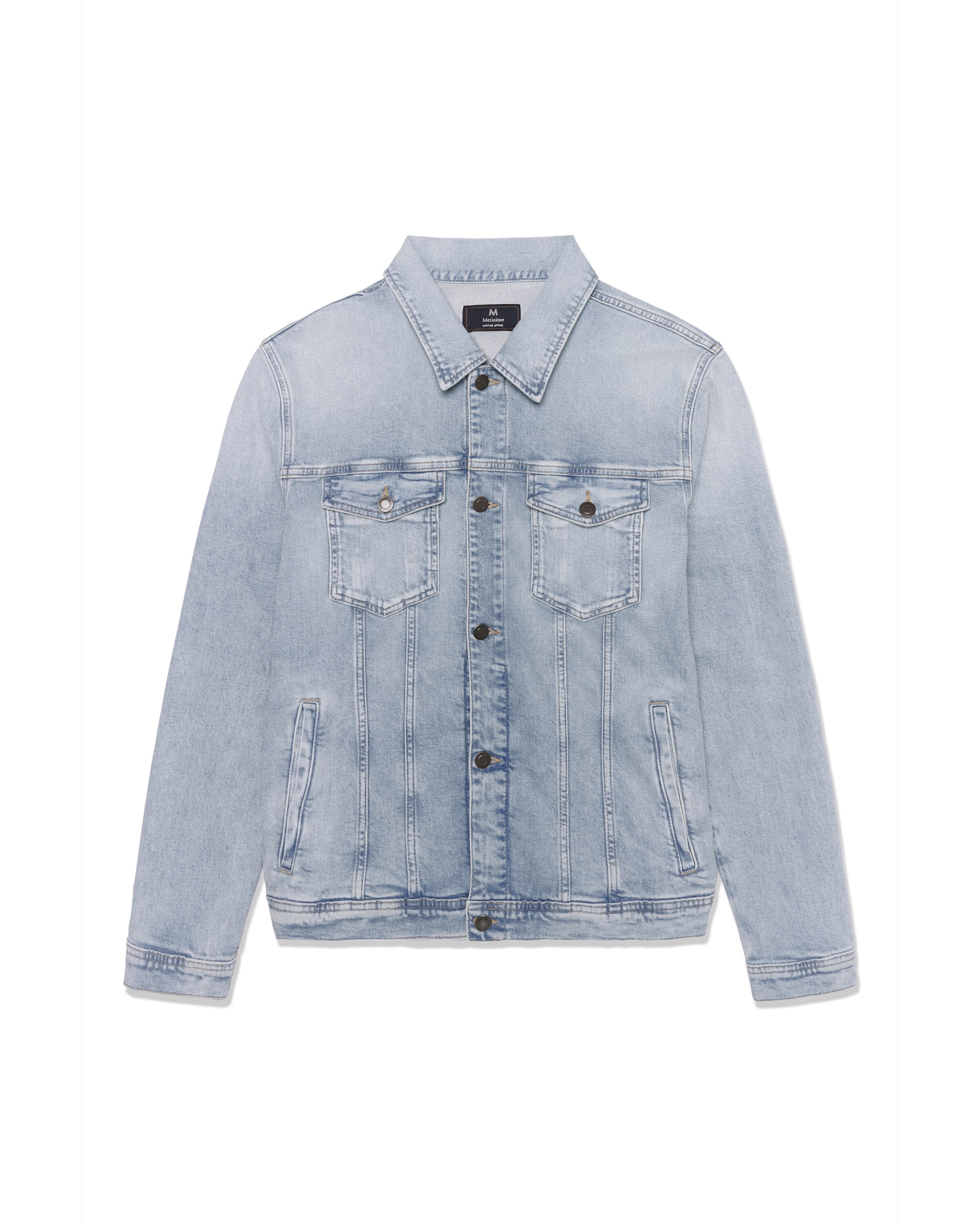 Matinique Between-Season Jacket 'Shepard' in Blue: front