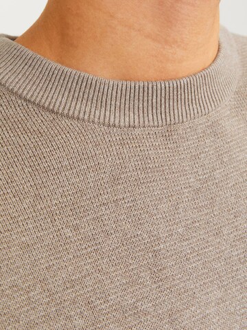 JACK & JONES Sweater 'Blamilano' in Brown