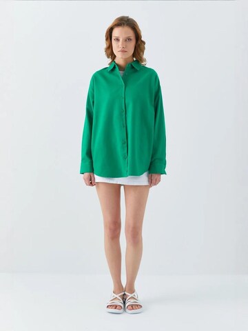 MixRay Bluse in Grün