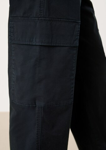 Loosefit Pantaloni cargo di s.Oliver in nero