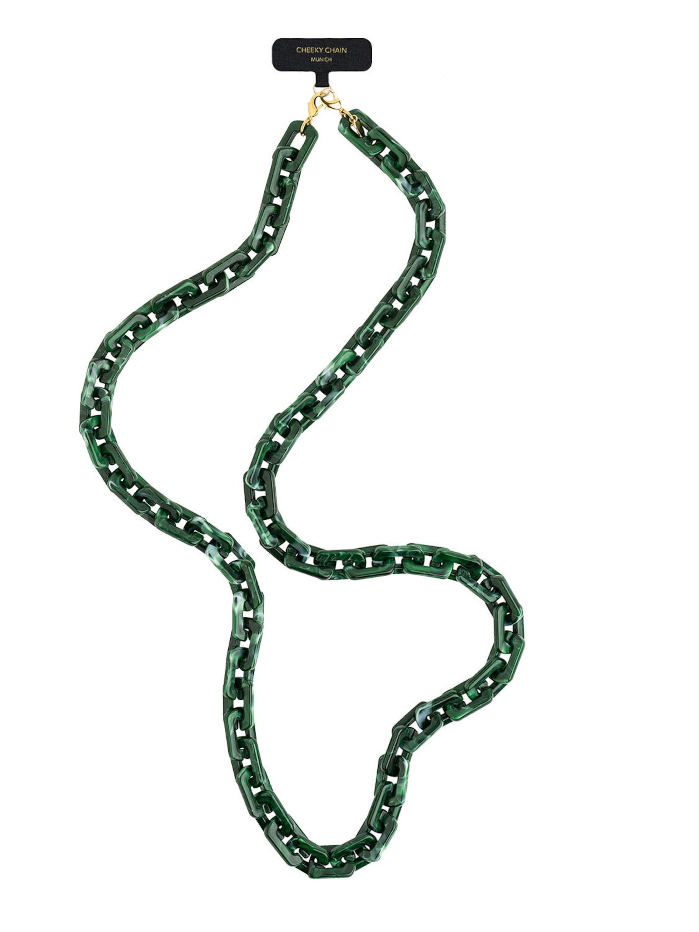 Cheeky Chain Munich Handykette 'Kelly' in Grün: Vorderseite
