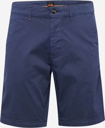 Pantalon chino BOSS en bleu : devant