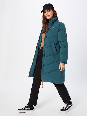 Ragwear Zimní kabát 'Rebelka' – zelená