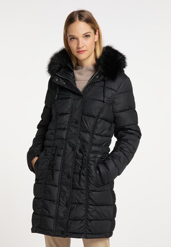 DreiMaster Klassik Winterparka in Schwarz: predná strana