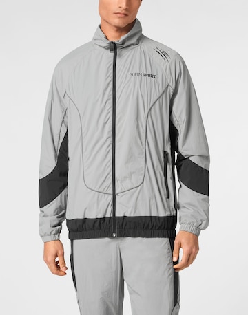 Plein Sport Weatherproof jacket 'Scratch' in Grey