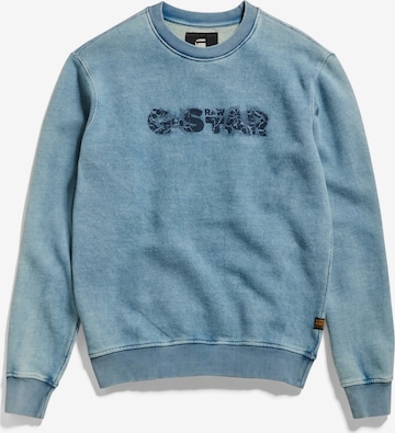 G-Star RAW Sweatshirt in Blauw: voorkant