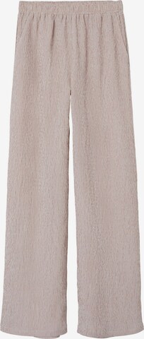 NAME IT Wide Leg Bukser i beige: forside