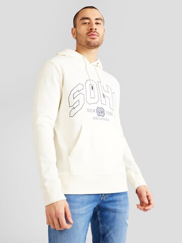 Sweat-shirt AÉROPOSTALE en beige : devant