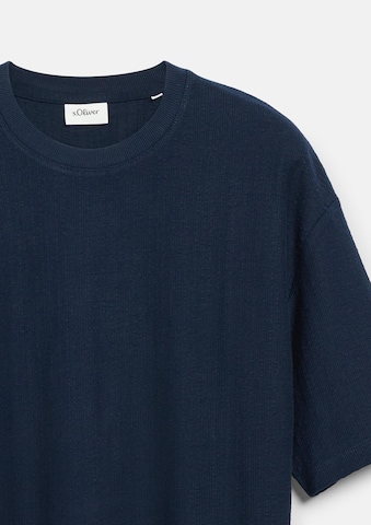 T-Shirt s.Oliver en bleu