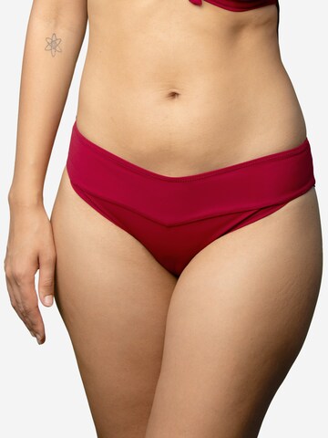 SugarShape Bikinibroek 'Valencia' in Rood: voorkant