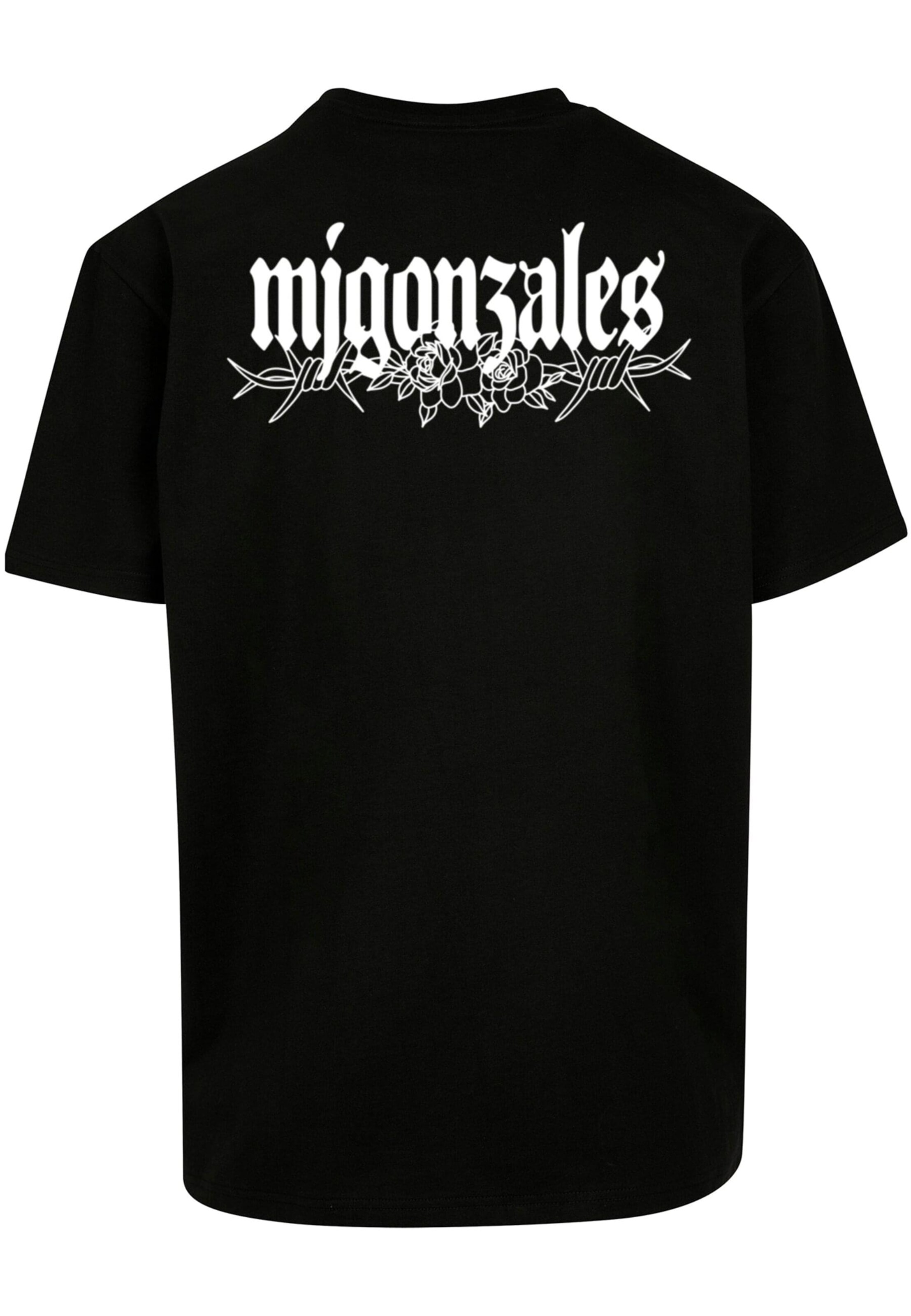 MJ Gonzales Shirt 'Barbed Bloom' in Black