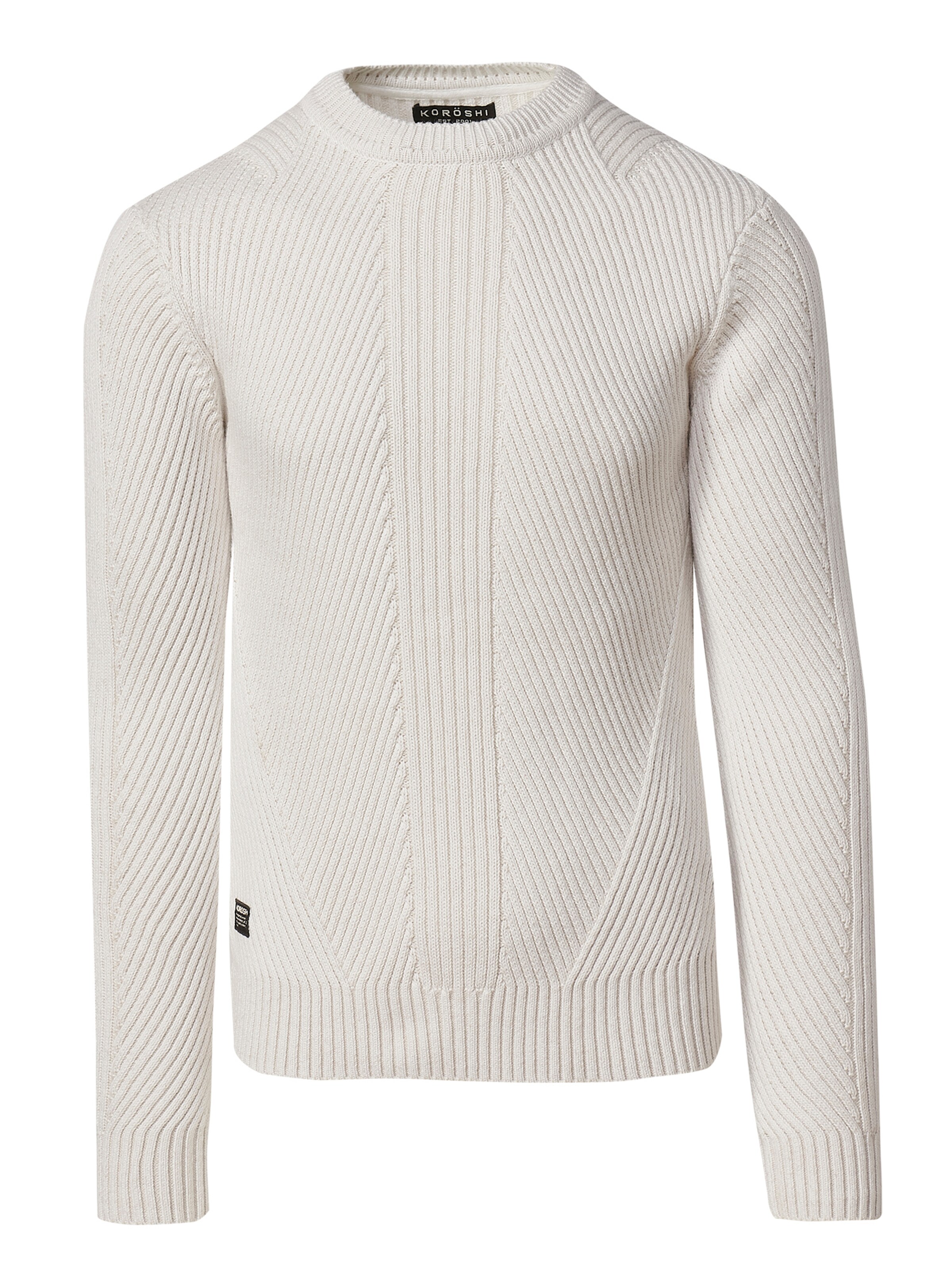 KOROSHI Trui in Wit: voorkant