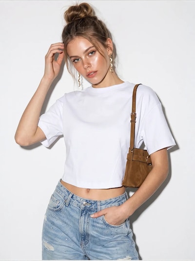 Bianco Lucci Shirt in S in weiß, Produktansicht
