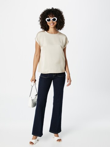 Chemisier 'VIEllette' VILA en beige