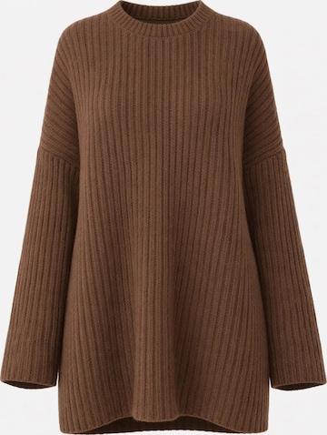 Worldclassca Oversizepullover 'Dicker' in Braun: Vorderseite