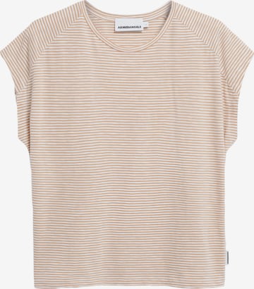 ARMEDANGELS T-Shirt ONELIAA LOVELY STRIPES in Beige: Vorderseite