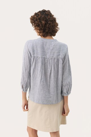 Part Two Bluse in Blau