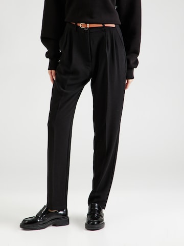 ABOUT YOU Normalny krój Spodnie 'Nina' w kolorze czarny: przód