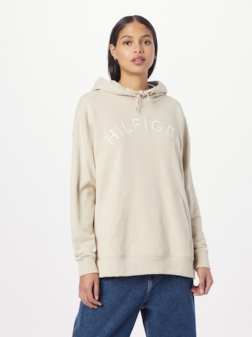 TOMMY HILFIGER Sweatshirt in Weiß: predná strana