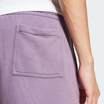 ADIDAS ORIGINALS Loosefit Shorts 'Adicolor Outline Trefoil' in Lila